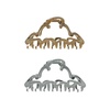 image:imageOuidad Made for Curls XL Claw Clips Gold and Silver 2 Count1 Count Pack of 2