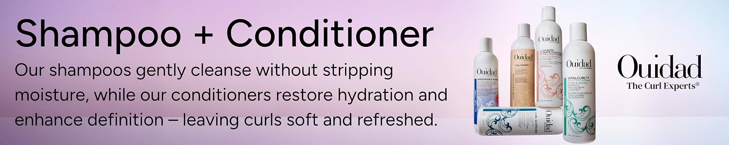 Ouidad – Transform Dry, Frizzy Hair into Beautiful Defined Curls,Nourish Your Curls