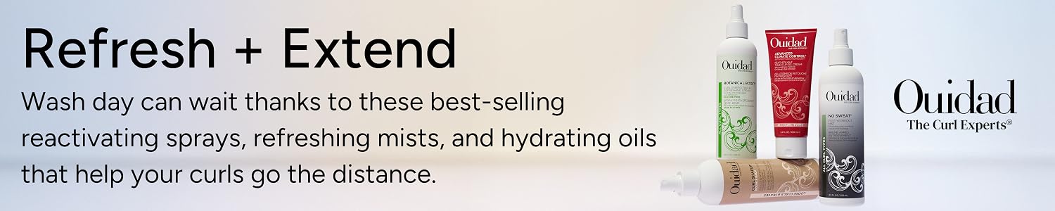 Ouidad – Transform Dry, Frizzy Hair into Beautiful Defined Curls,Nourish Your Curls
